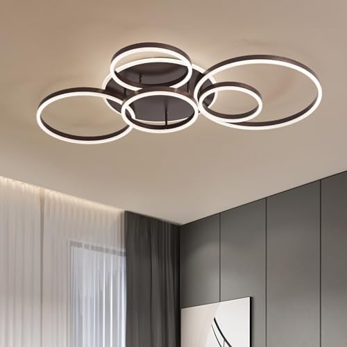 Dimmable Ceiling Lighting,116Cm Flush Mount Ceiling Lights With Remote