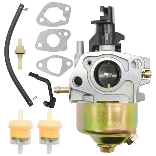 Hoypeyfiy CMXGGAS030729 030729 Carburetor Kit with Gasket Fuel Line Spark Plug Fuel Filter, Replacement for Craftsman 3500 4375 Watts Generator