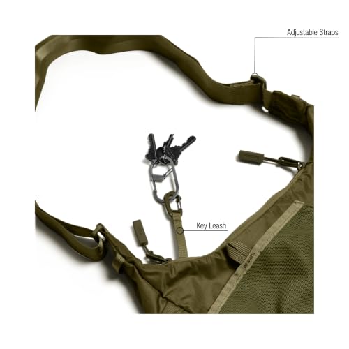 Image of Baboon to the Moon Crescent Crossbody Travel Sling Bag