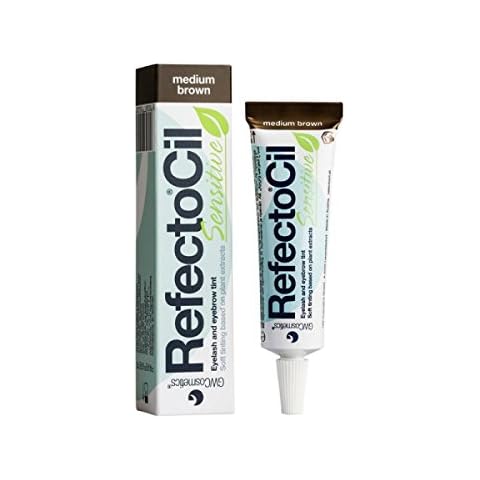 REFECTOCIL SENSITIVE PERMANENT EYEBROW & EYELASH TINT 15ml - MEDIUM BROWN Cover