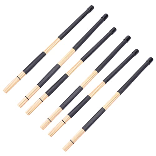 Baquetas de Percusión Negra 3 Pares 40X1.5CM