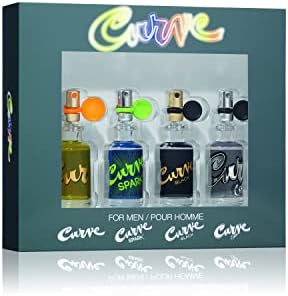 Curve For Men Fragrance 4 Piece Gift Set