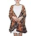 Tribal Anima Lion Earthy Color Long headband fashion head wraps for women for head bufanda para mujer