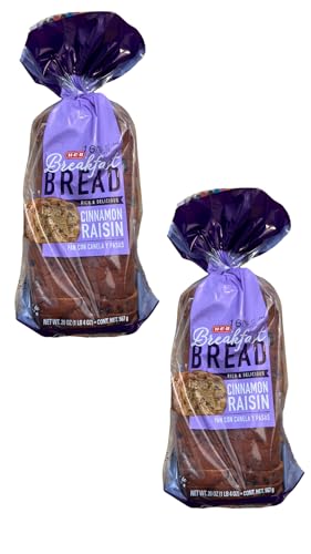 Cinnamon Raisin Sliced Bread 20 oz (Pack of 2)