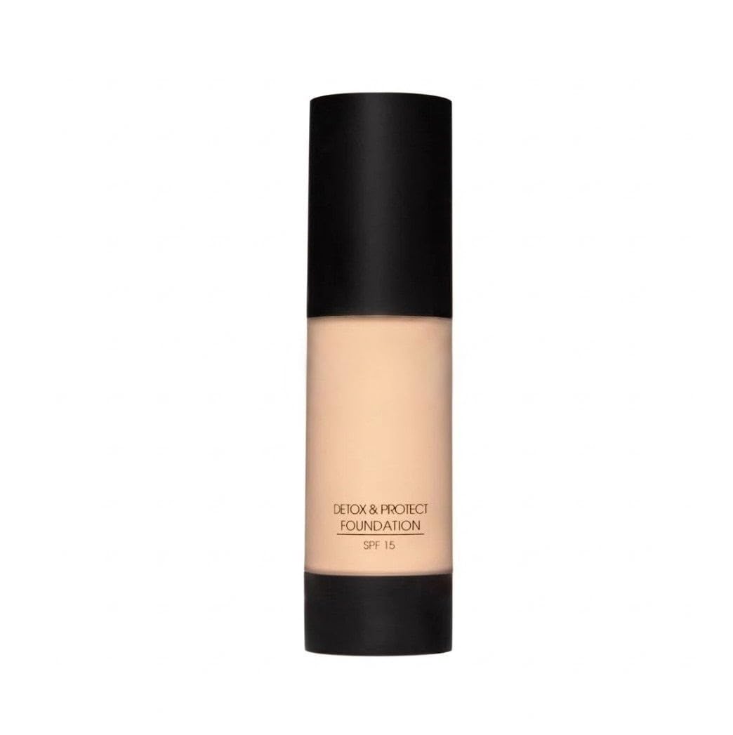 perfection foundation shade 01Beige | Detoxifies your face,and give you a perfect smooth natural look finish-image-2