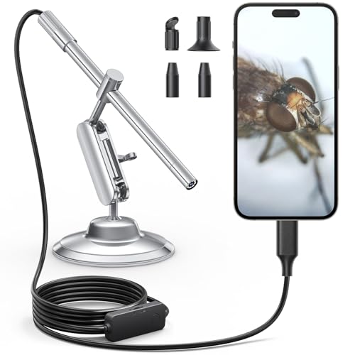 Teslong USB-C Digital Microscope 10X-200X for Coin & Electronics Inspection