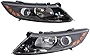 KarParts360 For Kia Optima Headlight Assembly 2011 2012 2013 Driver & Passenger Side Pair/Set | Halogen | KI2502155 + KI2503155 | 921012T121 + 921022T121