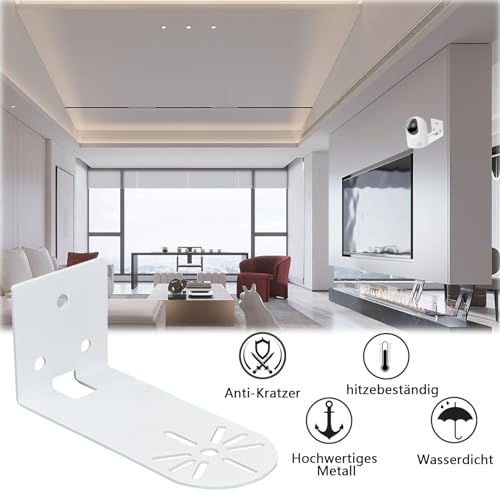 TEKCAM Supports Muraux Compatibles avec Eufy Security Indoor Cam E220 & Blink Mini Pan Tilt Indoor Camera, Support Plafond Accessoires pour Caméra Surveillance, Métal Super Dur (Sans Caméra) – Image 4