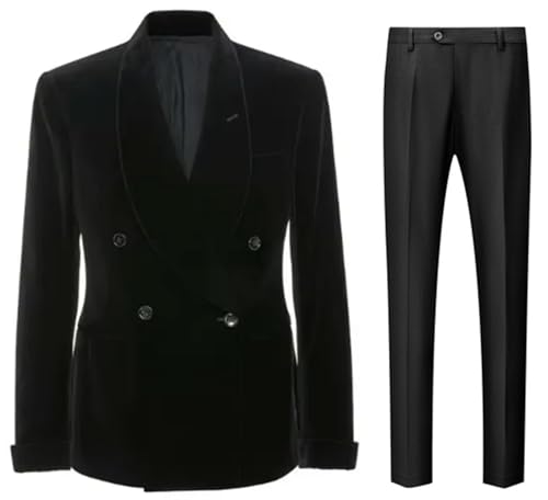 En finir avec les smokings inconfortables : optez pour ce costume en velours doux et élégant