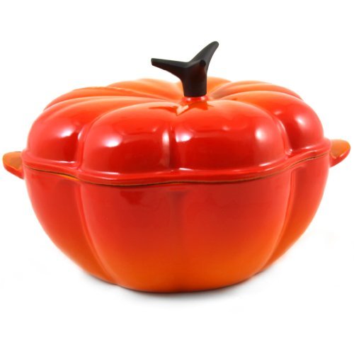 Buy Le Creuset Enameled CastIron 21/4Quart Pumpkin Casserole, Flame