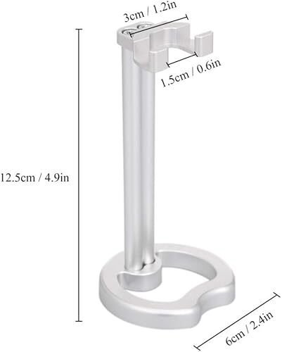 Miniatura 4 de EXCEART Soporte de afeitar de seguridad, soporte para cepillo de afeitar, soporte de afeitado, soporte de afeitado de seguridad, soporte recto para