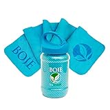BOJE Cooling Chill Towel - Innovative Material Cools As Moisture Evaporates! Available in BLUE, LIME GREEN or PINK! New Design CLIP CAPIncludes Bonus e-book Package!!
