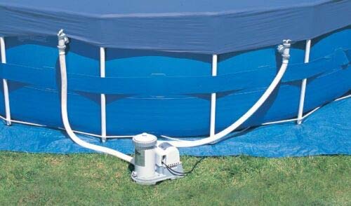 Tubo di ricambio per pompa da piscina, diametro 3,8 cm, lunghezza 149,9 cm, set di 2 per Intex