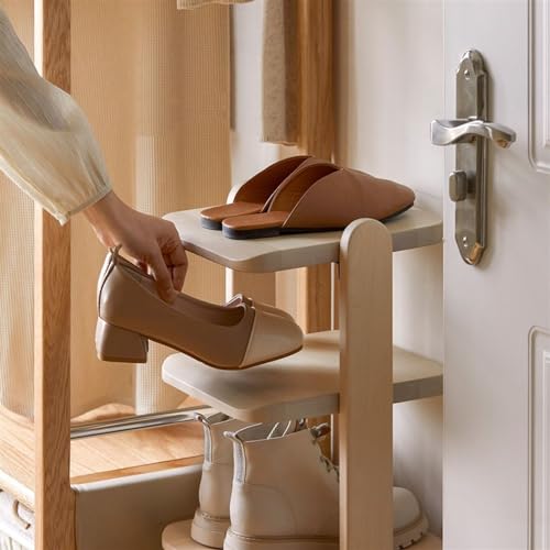 Étagère chaussures verticale 5 7 niveaux meuble étroit
