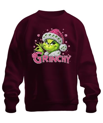Printera Grinch Bling Glitzer Strass Pink Grün Weihnachten Geschenk...