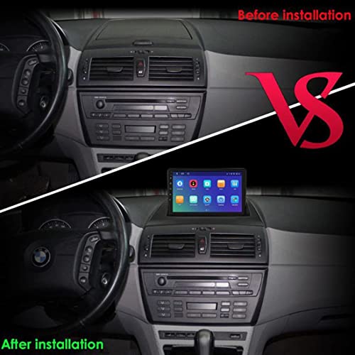 Autoradio Android 10 pour BMW X3 E83 de 2004 à 2012 avec navigation GPS et écran tactile 9 pouces - 4