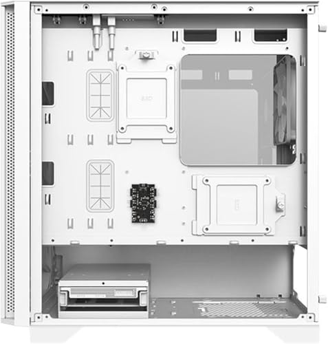 Gabinete Montech Air 100 ARGB, Mini-Tower con vidrio templado, color blanco miniatura 3