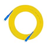 Jeirdus 30Meters 100ft SC to SC Fiber Optic Cable Jumper Optical Patch Cord Simplex Single-Mode...