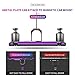 LeYi Compatible with Samsung Galaxy A20/ A30 Case, Samsung A20 Phone Case (Not Fit A20S) with Tempered Glass Screen Protector, [Military-Grade] Kickstand Cover Case for Samsung A20/ A30, Purple