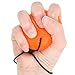 Keenso 2PCS Handgriff-Krafttrainer, Silikon-Handgriffkugeln zur Reduzierung des Drucks Handgelenkübungen Massagewiederherstellungswerkzeuge(20°-Orange)