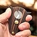 Stainless Steel & Wood Double Blade Guillotine Cigar Cutter with Lock System
