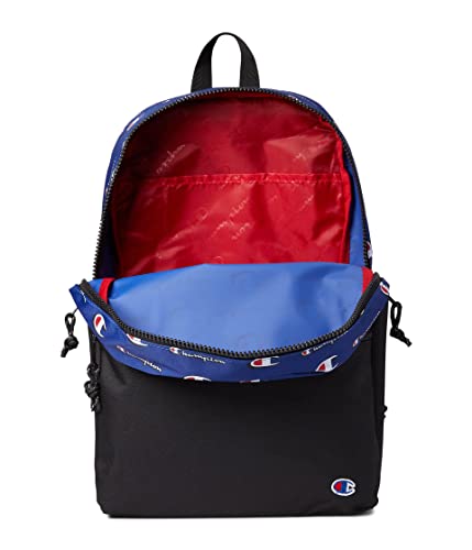 Image of Champion Forever Champ The Manuscript Backpack Blue /Red /White One Size