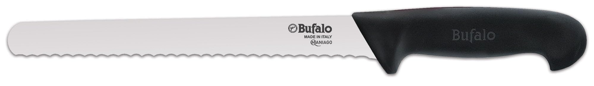 Set Coltelli 8 Pezzi Multiuso con Fodero Bufalo Kit Pro Manico Nero