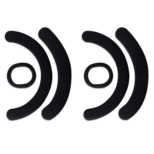 HUYUN New Mouse Skates & Feet Replacement for Logitech G403 G603 G703 (2 Sets, USB, Black, PTFE)