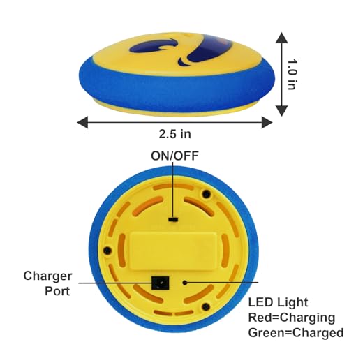image for HYCT New Air Hockey Pucks and Paddles - Funny Design Air Hockey Pucks 