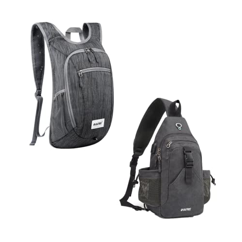 Mochila liviana plegable 10L para senderismo y día miniatura 1