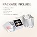 TOTWOO Touch Bracelets for Couples, Vibration & Light up for Love Couples Long Distance Relationship Gifts for Girlfriend Bluetooth Pairing Jewelry