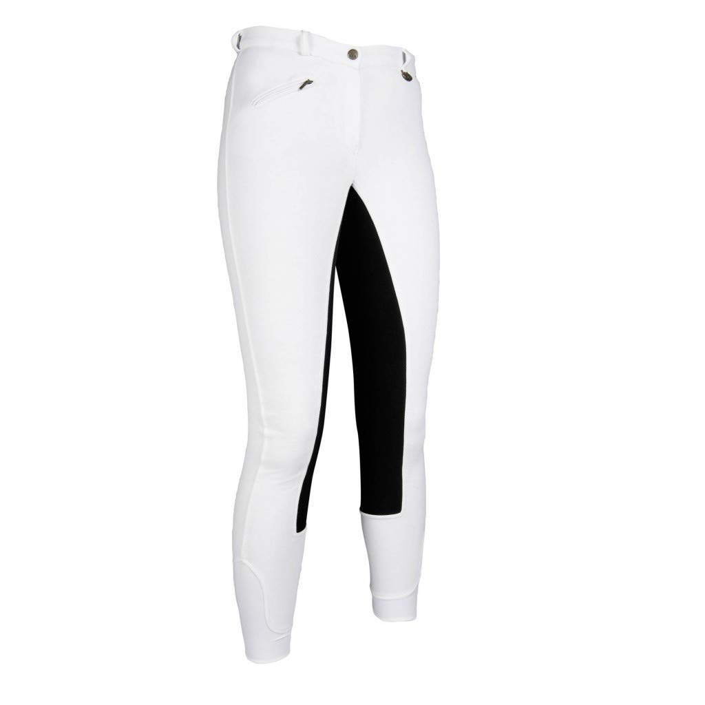 HKM - Reithose -Basic Belmtex Grip Easy- 3/4 Besatz6969, Pantaloni Unisex - Adulto