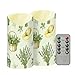 Caihoyu LED Flameless Candles with Timer 2/4/6/8H Reusable Battery Operated Fake Candles for Christmas Garden Tools and Herbs