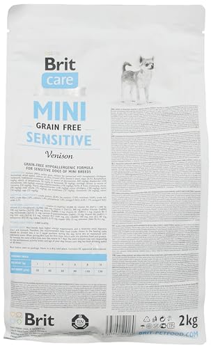 Brit Care Mini Sensitive Grain Free Hypoallergen Hirsch - 2 kg