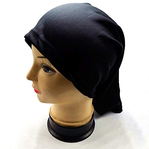 4 pcs Sun UV Protection Washable Reusable Neck Gaiter Face Cover Dust-proof Bandana Balaclava for Outdoor Sports (black4)3