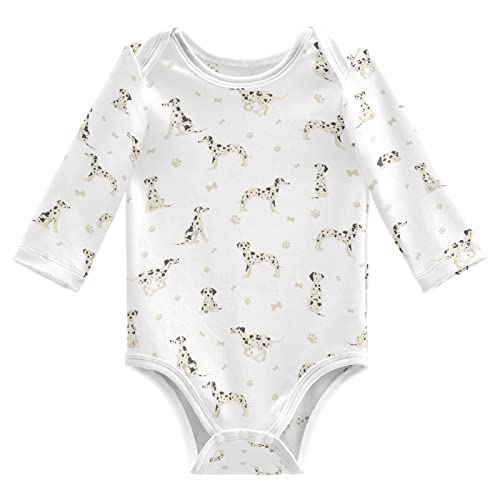 Image of vvfelixl Baby Bodysuits Black Pug White Long Sleeve Cotton Baby Clothes For Boys Girls 0-24 Months