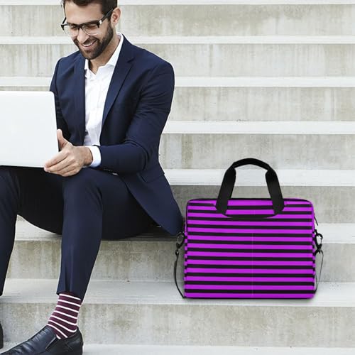 Bolso para portátil 15.6" color púrpura con negro miniatura 3