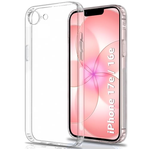 Image of TheGiftKart for iPhone 16e / iPhone 17e Case | Ultra Clear Soft Back Cover, Inbuilt Dust Plugs & Anti-Slip Grip, Total Camera Protection, Slim & Protective Back Cover Case (Silicone, Transparent)