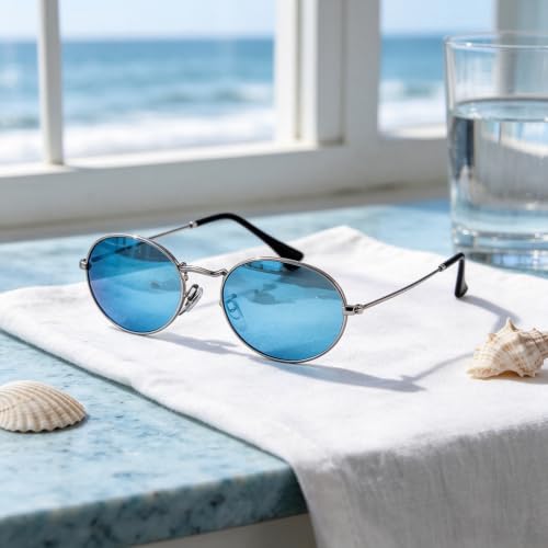 Image of GIFIORE Rimless Rectangle Sunglasses Retro 90s Frameless Sun Glasses Vintage Tint Lens Shades