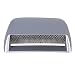 Aumo-mate New Universal Car Air Flow Intake Hood Scoop Turbo Bonnet SUV Vent Cover (Silver)