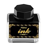 Calligraphy Ink 15 ml Black Ink,Suitable for quill pens Quill dip Pen Calligraphy Pen Drawing Pen,Carbon Free Ink for pens
