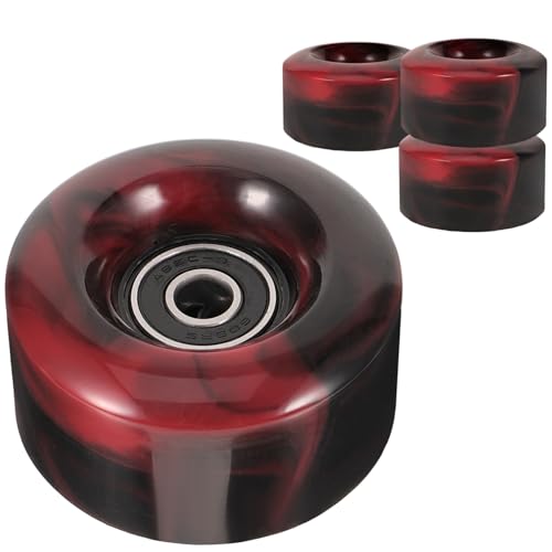 Roues skateboard 58mm PU 82A TOYANDONA contre les vibrations des patins à roulettes