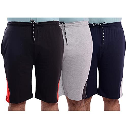 Daniel Jack Men's Cotton Regular Shorts (Pack of 3)