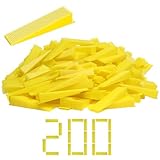 DGSL Tile Leveling System Tile Wedges, 200PCS Reusable Tile Leveling Wedges for 1/8