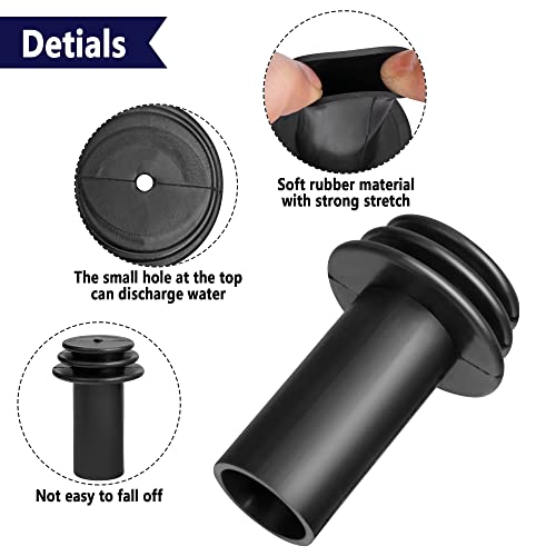 4Pcs Rv Gutter Spout Protector,Rv Cover Protective Sleeve,Rv Rain Gutter Spout Covers Protects Spout Ends From Gutter Spout Damage (4.5Cm Long) #TOP2