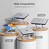 UGREEN Adjustable Laptop Stand for Desk, 360° Rotating, Ergonomic Portable Computer Stand Laptop Holder Riser Compatible with MacBook, Air, Pro, All Laptop 10-17", Gray #4