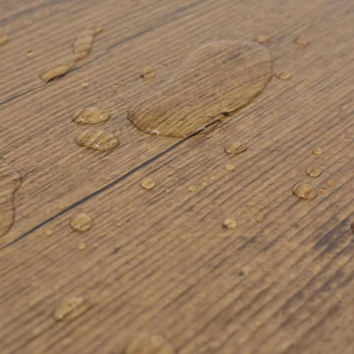 Planches de sol PVC Brun Noyé finition premium carrelage moderne vidaXL - 6