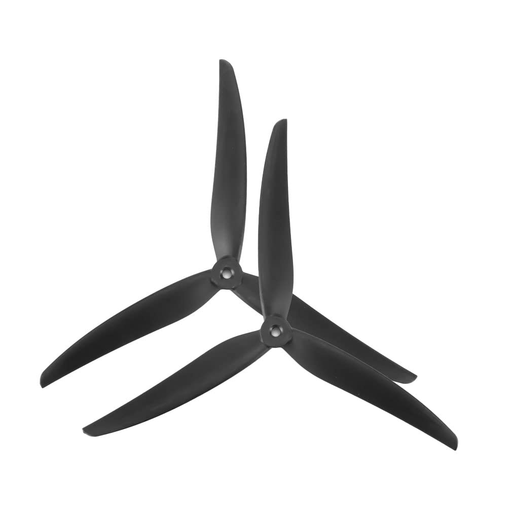 Gemfan 8040 CL Cinelifter 3-Blade Propeller (Set of 2) - Glass Fiber Nylon - 7.5mm - Black