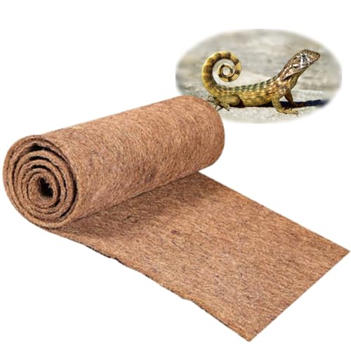 Sweet Plus ココナッツマット ココヤシシート ココナッツシート ファイバー 爬虫類 床材 飼育マット ガーデニング 園芸 観葉植物 植木鉢 保温 (30*100*0.4cm/1本)