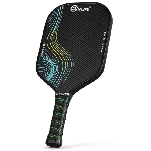 CVLIFE Pickleball Paddle Thermoformed Carbon Fiber Pickle Ball Paddle Black - image 1